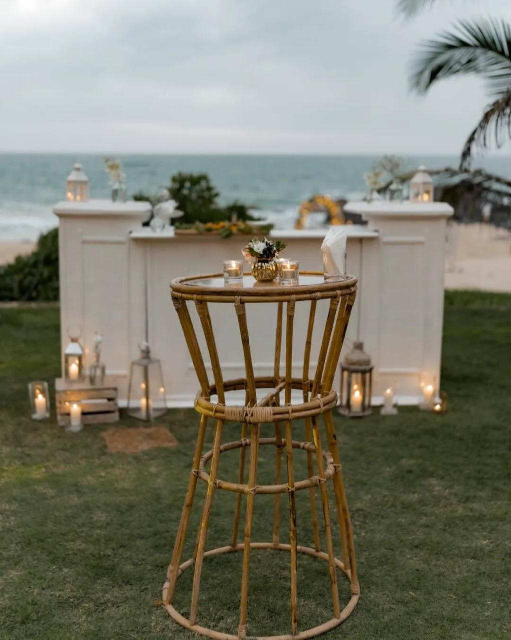 Cane Cocktail Table